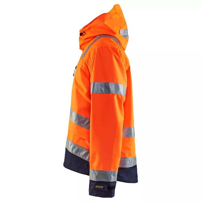 Blåkläder Shell-Jacke, Hi-vis Orange/Marine, large image number 3