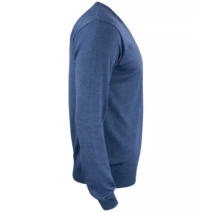 Cutter & Buck Everett sweatshirt with merino wool, Denim Melange, large image number 3