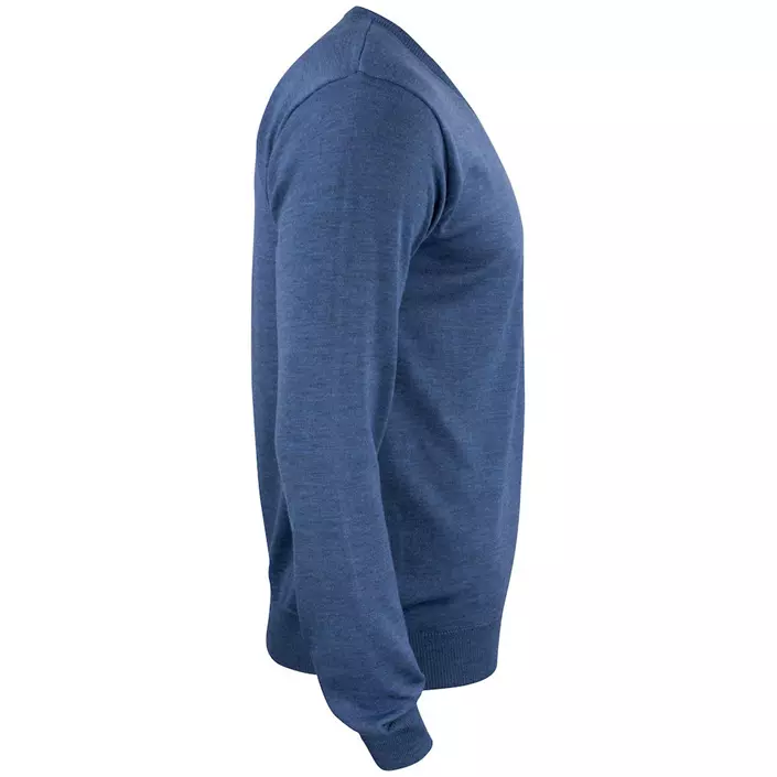 Cutter & Buck Everett sweatshirt with merino wool, Denim Melange, large image number 3