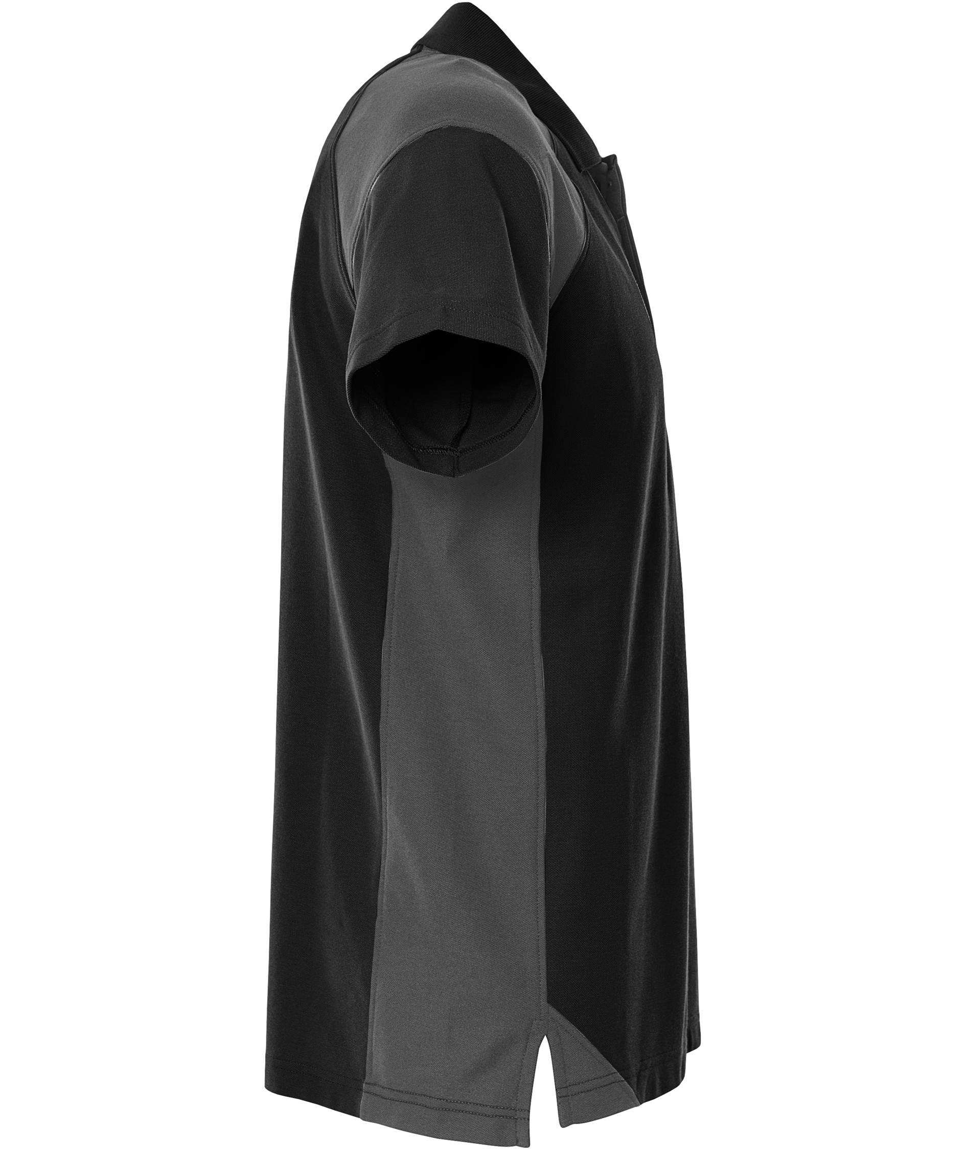 Fristads Heavy polo T-shirt 7047 GPM, Black/Grey, large image number 4