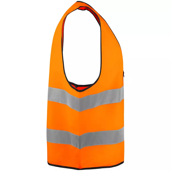 ProJob reflective safety vest 6709, Hi-Vis Orange/Black, Hi-Vis Orange/Black, large image number 3