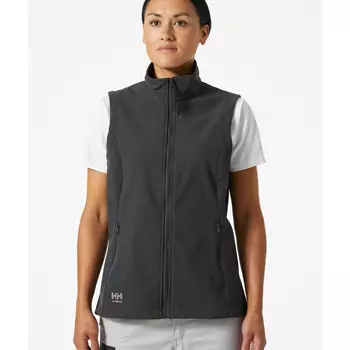 Helly Hansen Manchester 2.0 women's softshell vest, Ebony