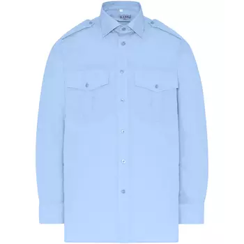 Angli Classic Fit uniformskjorta, Ljusblå