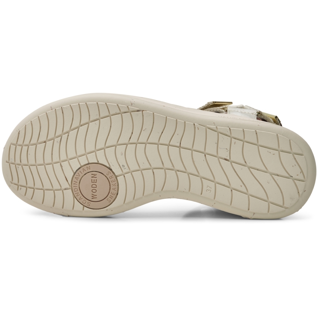 Woden Line Damen Sandalen, Ivory, large image number 6