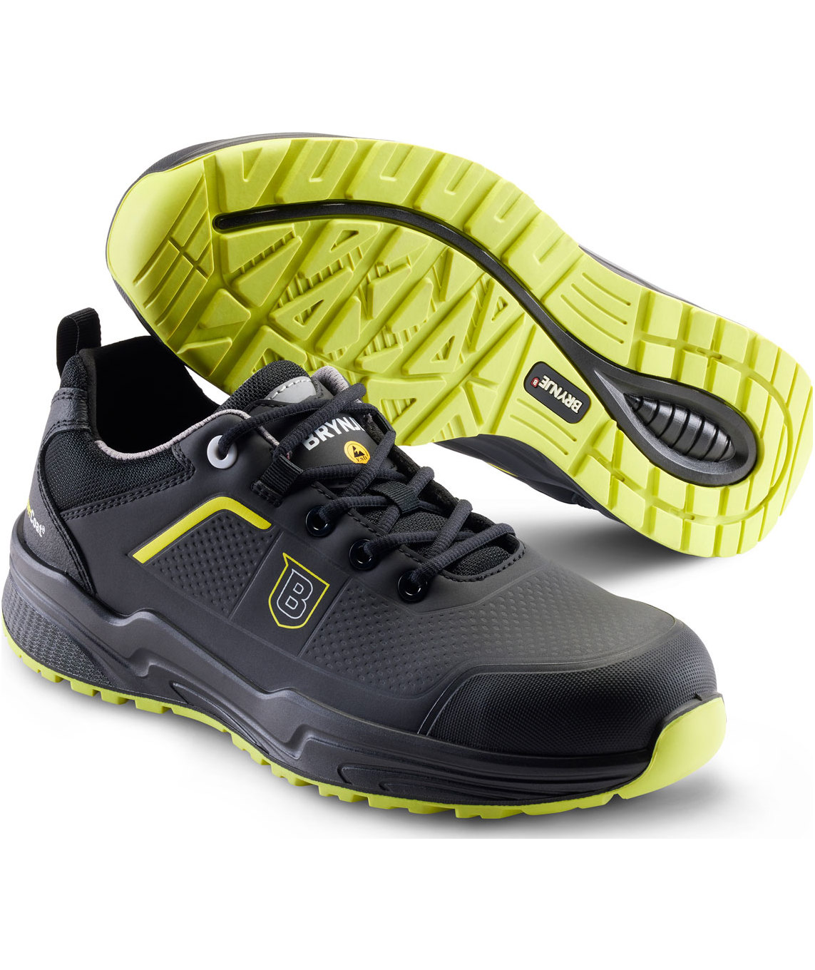 2.Sortering Brynje Active safety shoes S3, Black