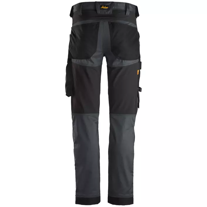 Snickers AllroundWork work trousers, Steel Grey/Black, large image number 5