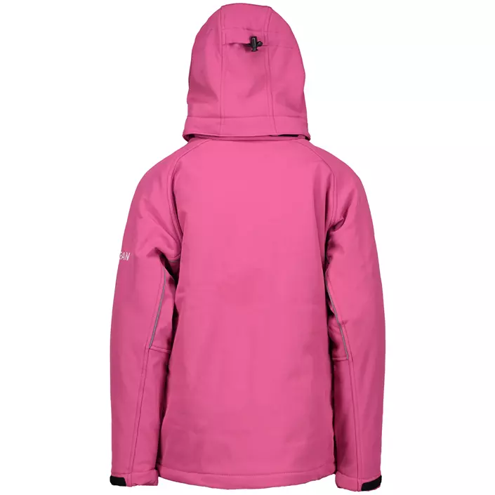 Ocean softshelljakke til børn, Fuchsia, large image number 1