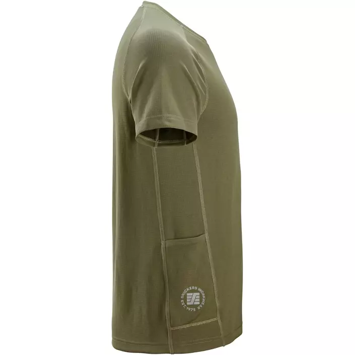 Snickers Stay Fresh T-shirt 2556, Khaki Green, large image number 3