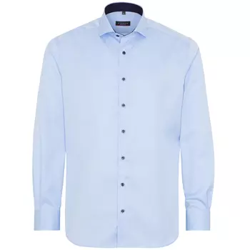 Eterna Cover Modern fit shirt with contrast, Lightblue