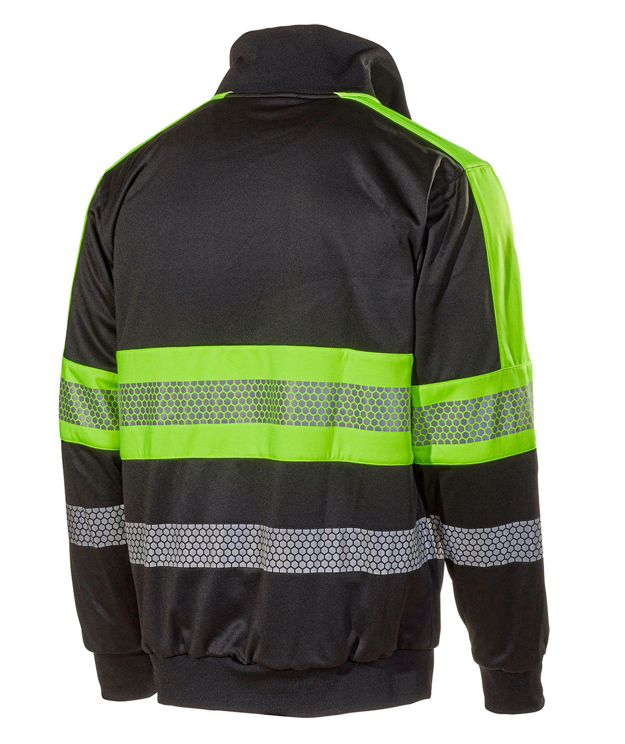 L.Brador  6112P work sweatshirt, Black/Yellow, large image number 1