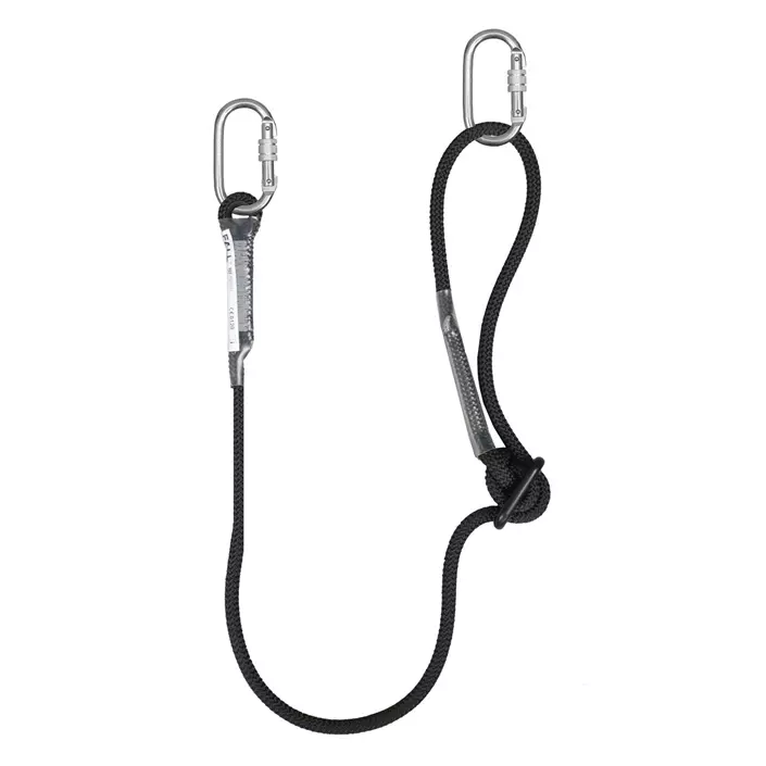 OS FallSafe BASIC 2 adjustable Lanyard rope with belt, Black, Black, large image number 1