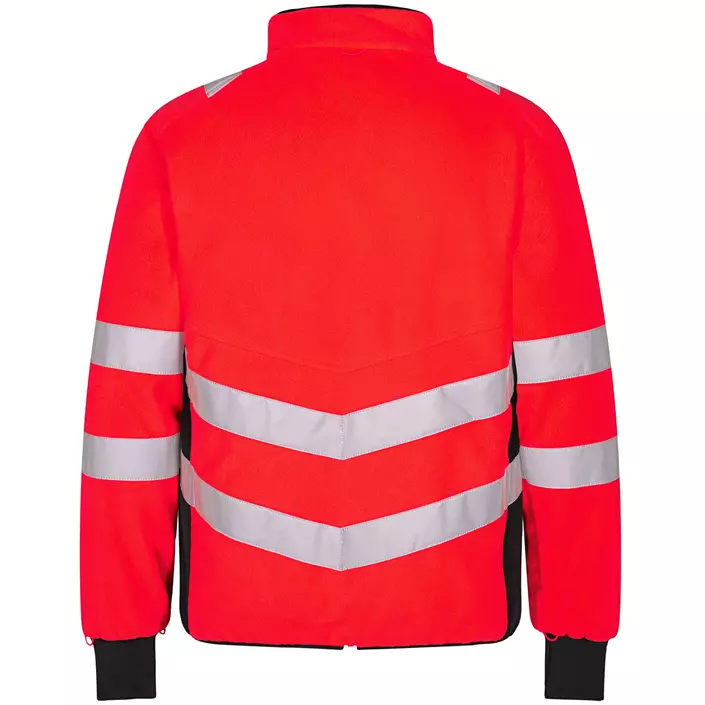 Engel Safety fleece jacket, Hi-vis Red/Black, large image number 1