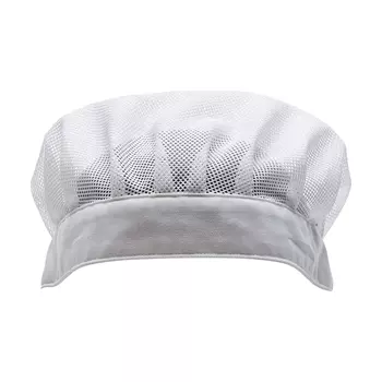 Mascot Food & Care HACCP-godkjent hatt med hårnett, Hvit