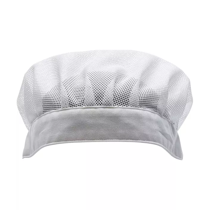 Mascot Food & Care HACCP-godkjent hatt med hårnett, Hvit, Hvit, large image number 1