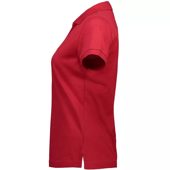 ID Piqué Damen Poloshirt, Rot, large image number 2