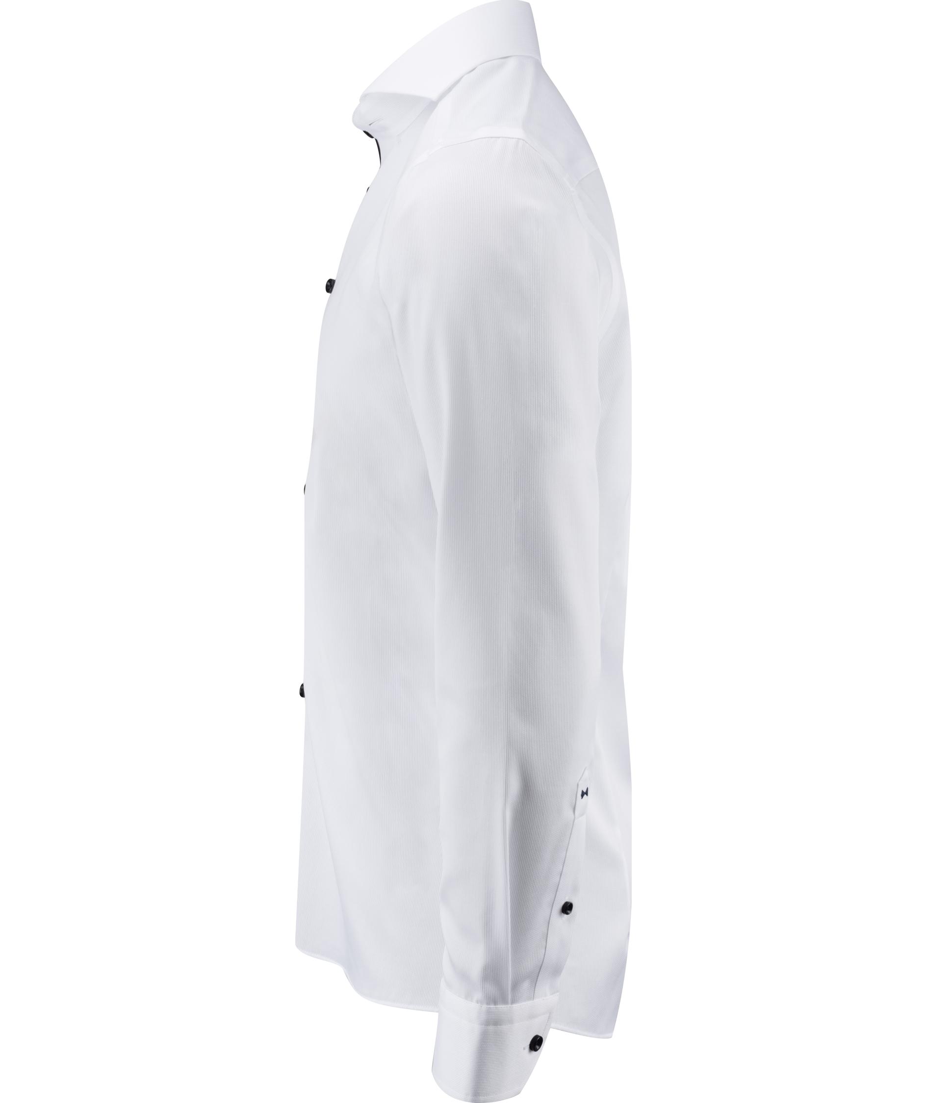 J. Harvest & Frost Twill Purple Bow 146 slim fit shirt, White, large image number 2