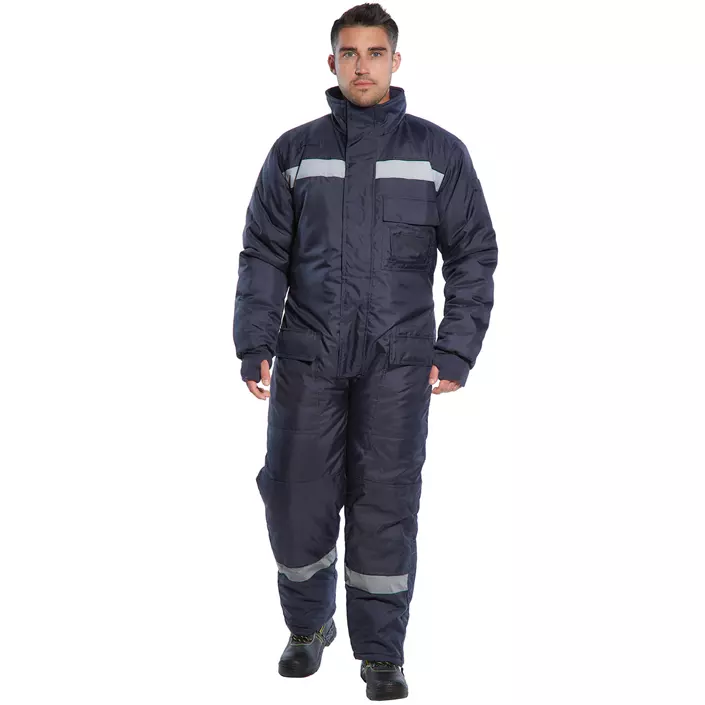 Portwest Coldstore winter coverall, Marine Blue, large image number 0