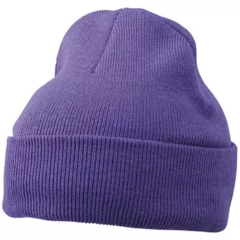 Myrtle Beach knitted hat, Dark purple