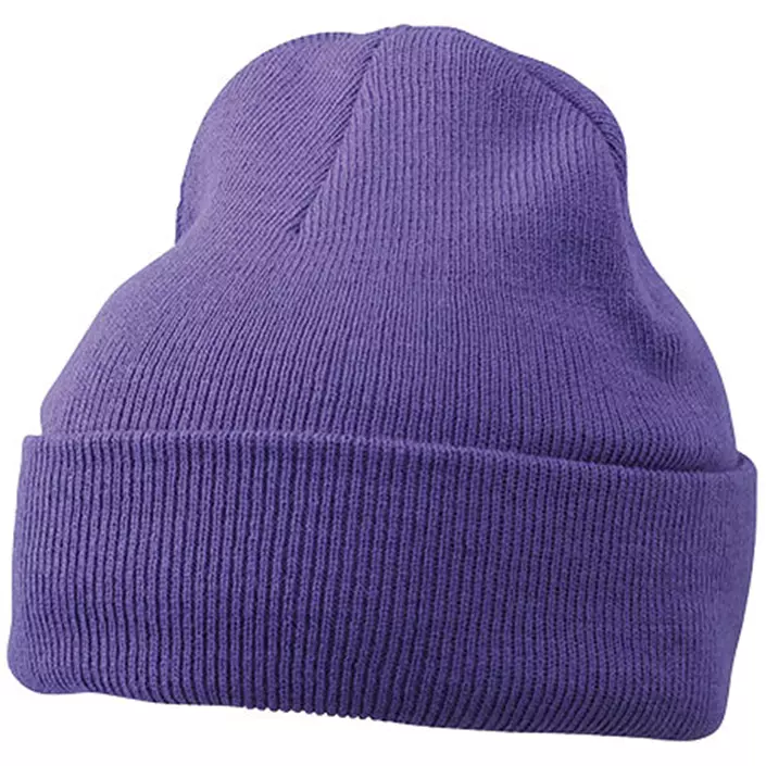 Myrtle Beach knitted hat, Dark purple, Dark purple, large image number 0