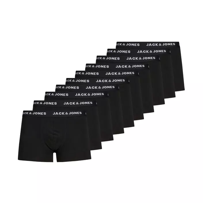 Jack & Jones JACSOLID 10-pack boxershorts, Black, large image number 0