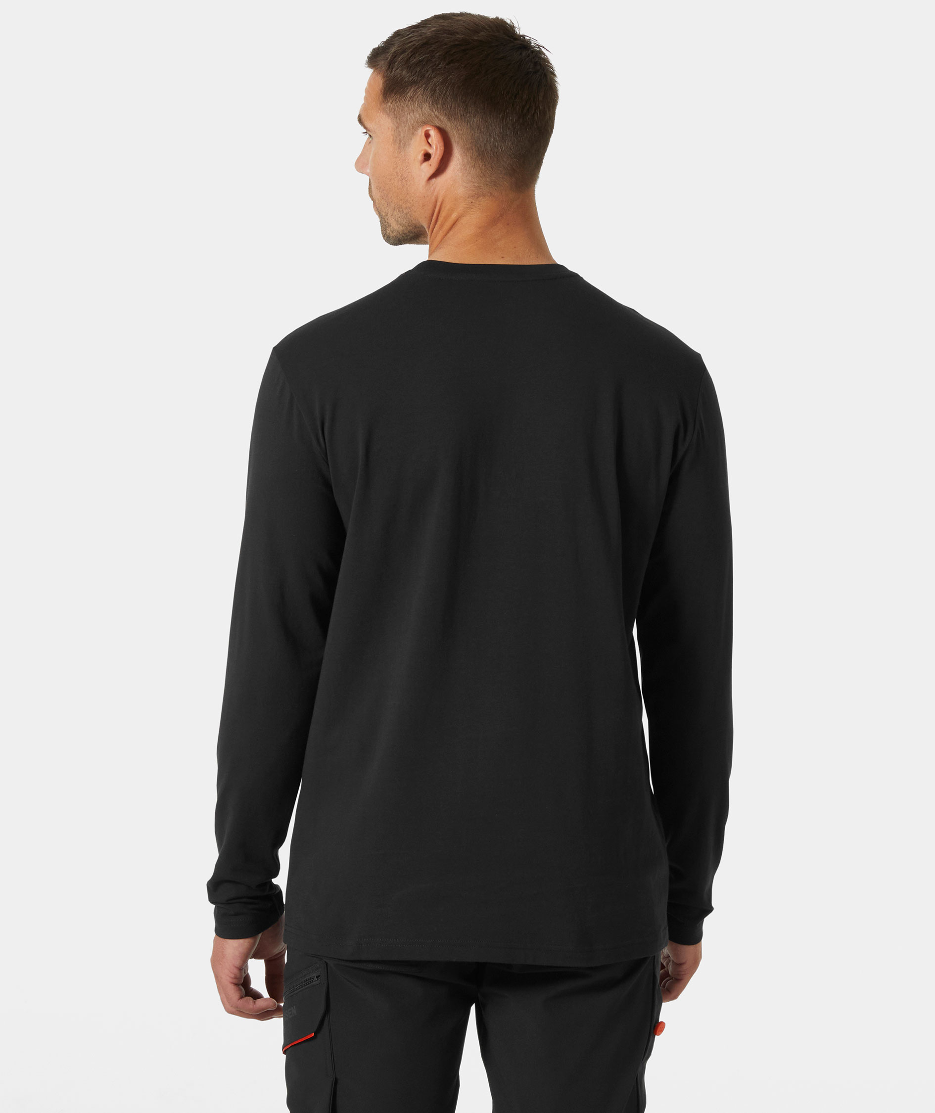Helly Hansen Kensington lang&aelig;rmet T-shirt, Black, large image number 3