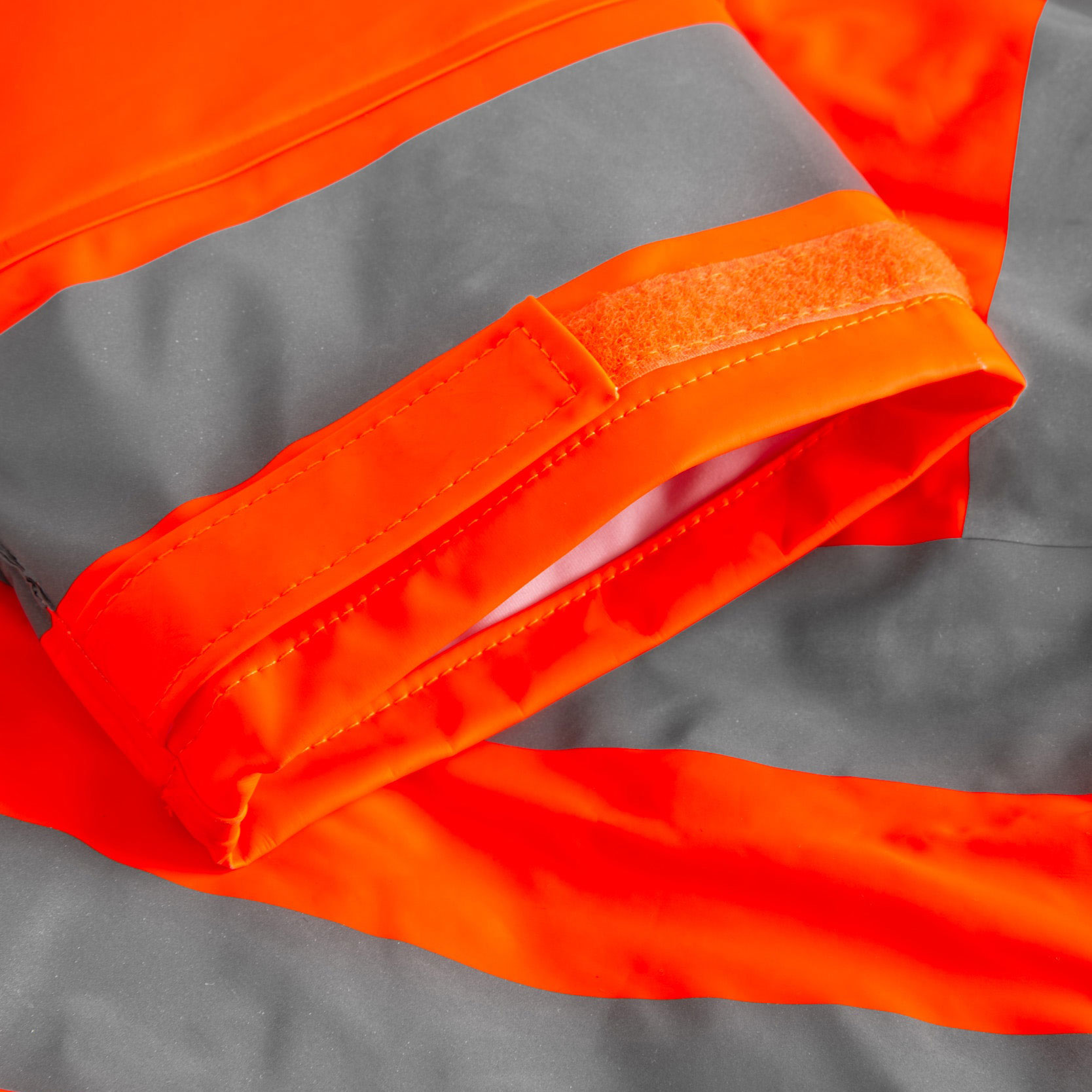 Lyngs&oslash;e Multinorm PU vinterjakke, Hi-vis Orange, large image number 3