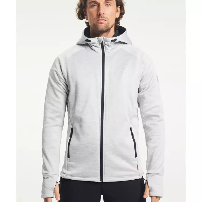 Tenson TXlite Hoodie mit Reißverschluss, Light Grey, large image number 7