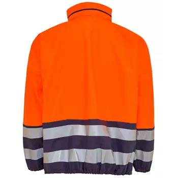 Elka PU Heavy jakke, Hi-vis Oransje/Marineblå