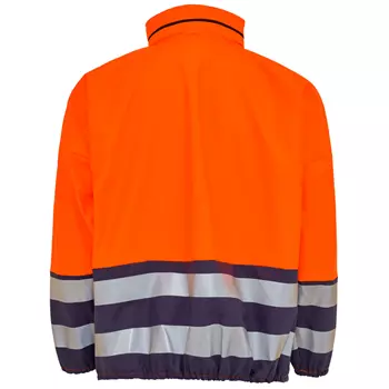 Elka PU Heavy rain jacket, Hi-vis Orange/Marine