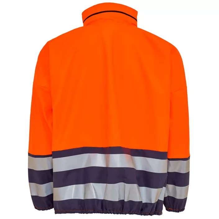Elka PU Heavy rain jacket, Hi-vis Orange/Marine, large image number 1