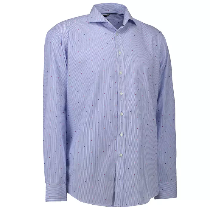 ID Non-Iron Modern fit skjorte, Pisa Blå, large image number 0