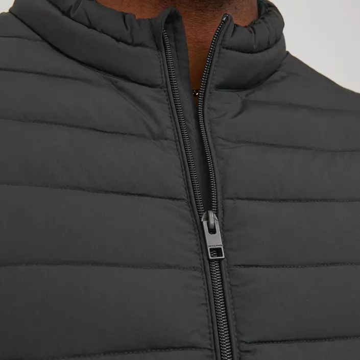 Jack & Jones JJERECYCLE Plus Size quilted jacket, Black, large image number 3