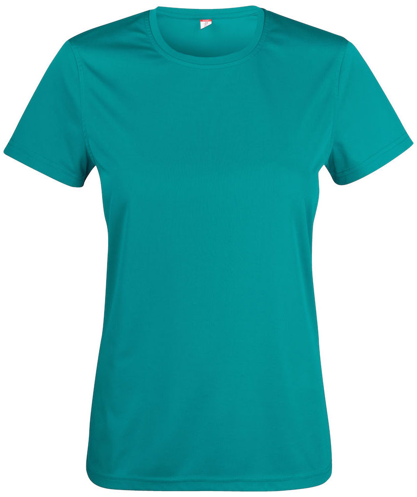 Clique Basic Active-T dame T-shirt, Lagoon, Lagoon, swatch
