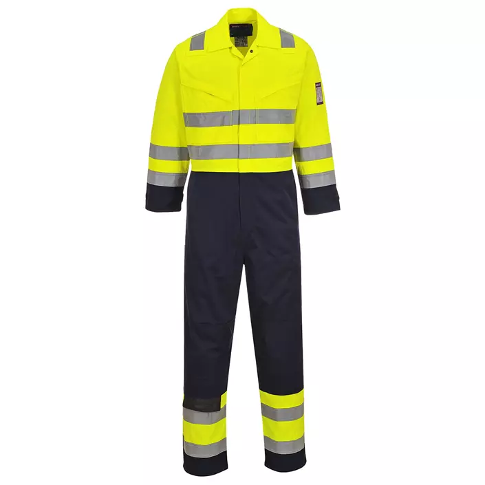 Portwest Modaflame overall, Varsel yellow/marinblå, large image number 0