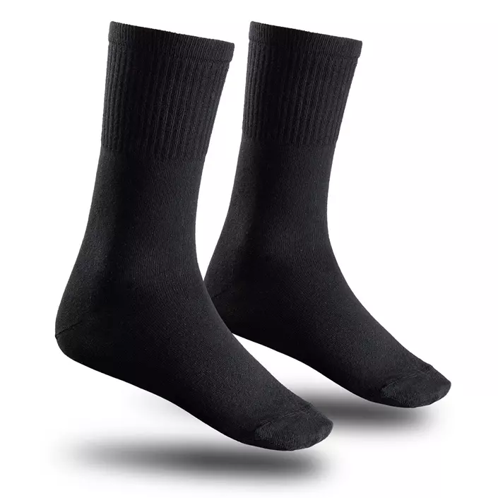 Brynje basic 6-pack socks, Black, large image number 0