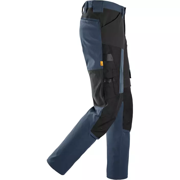 Snickers AllroundWork arbetsbyxa 6318 full stretch, Navy/black, large image number 2