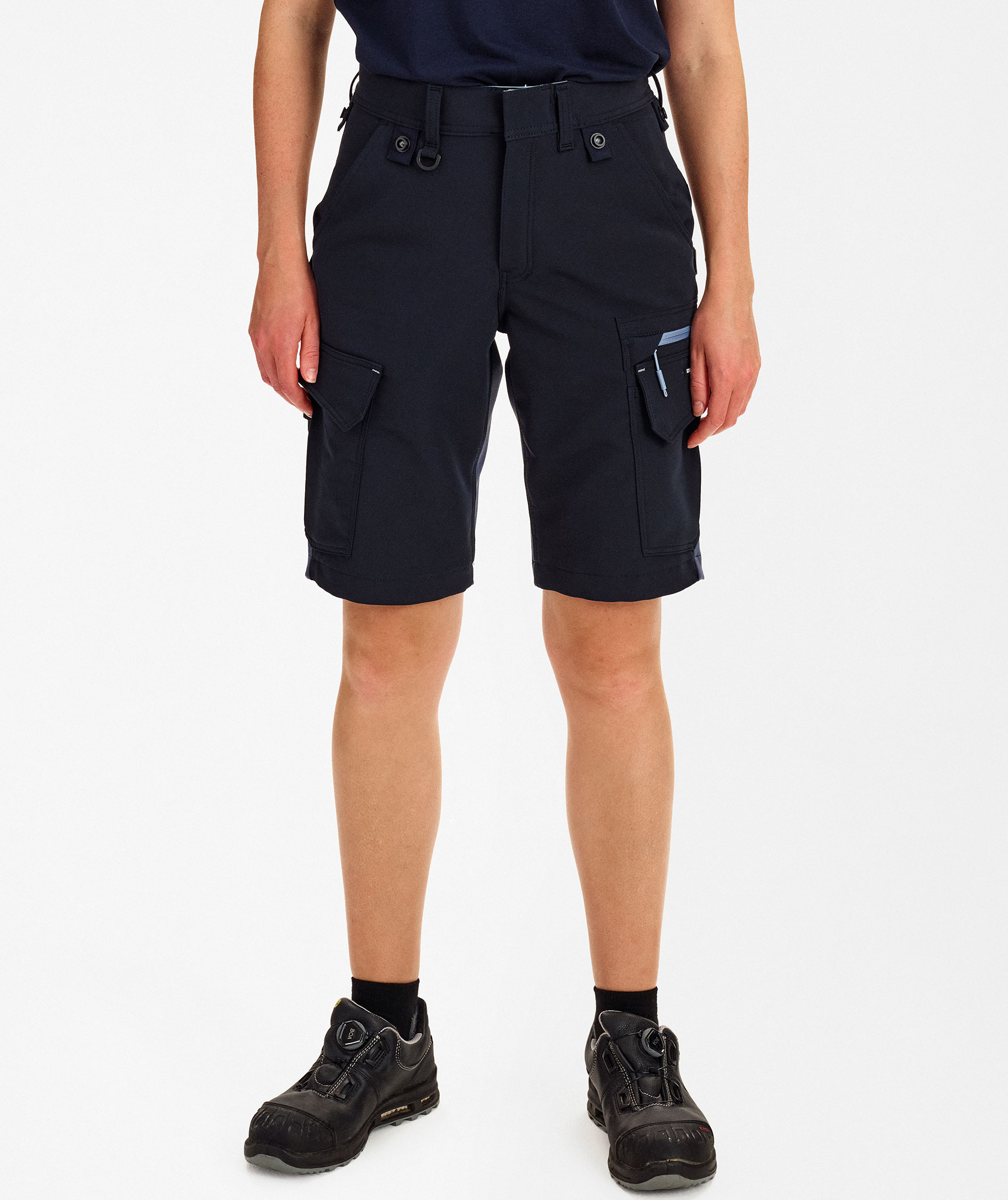 Engel Entire women's work shorts full stretch, Deep Blue/Dark Sea, large image number 2