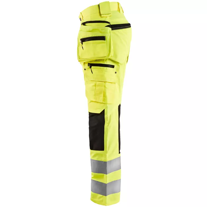 Blåkläder X1900 craftsman trousers, Hi-vis Yellow/Black, large image number 2