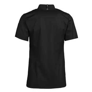 Kentaur modern fit short-sleeved women's chefs/servicesshirt, Black
