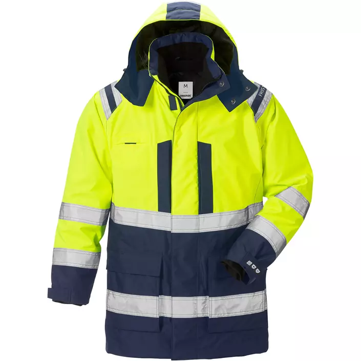 Fristads Airtech® 3-in-1 parka 4036, Hi-vis Yellow/Marine, large image number 0