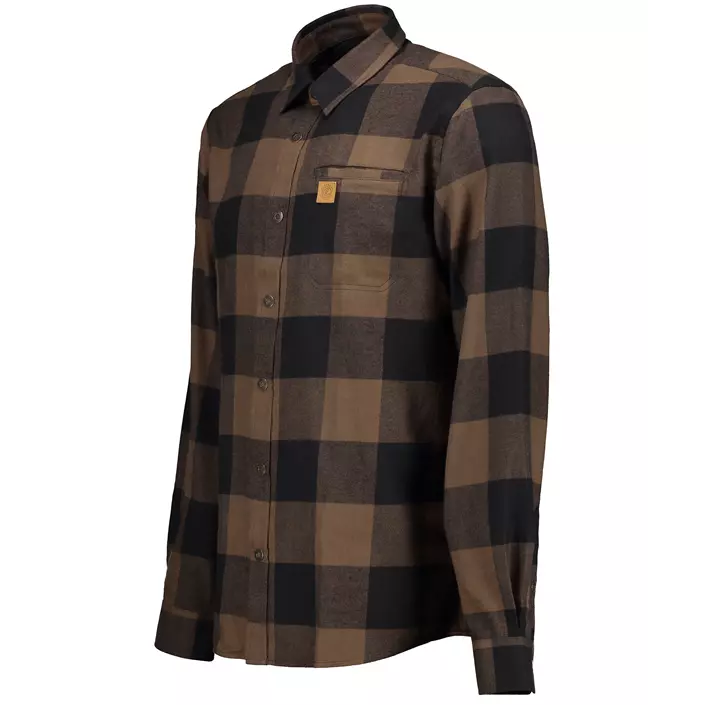 Westborn flannel shirt, Cocoa Brown/Black, large image number 2