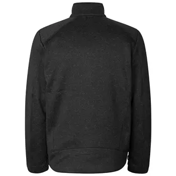 ID Zip'n'mix Melange stickad fleececardigan