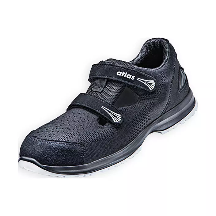 Atlas GX 145 skyddssandaler dam S1P, Black/white, large image number 0