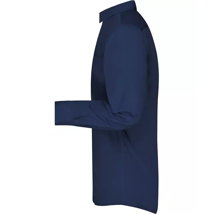 James & Nicholson modern fit  skjorte, Navy, large image number 3