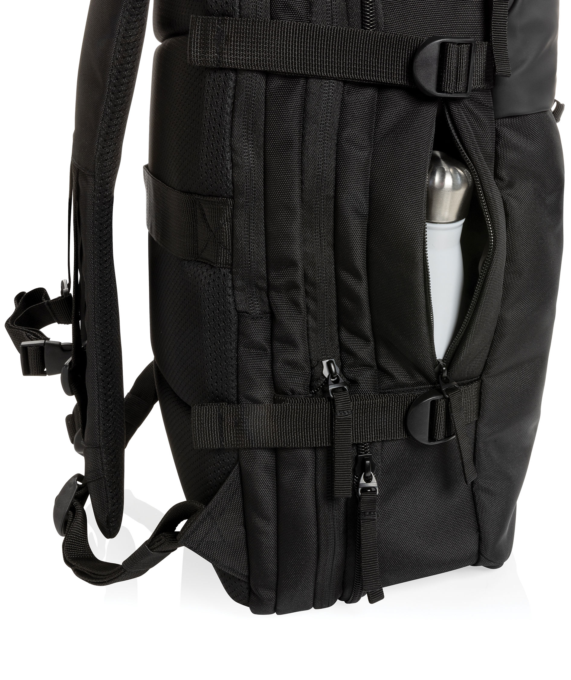 Swiss Peak weekend travel backpack 27L, Black, Black, large image number 7