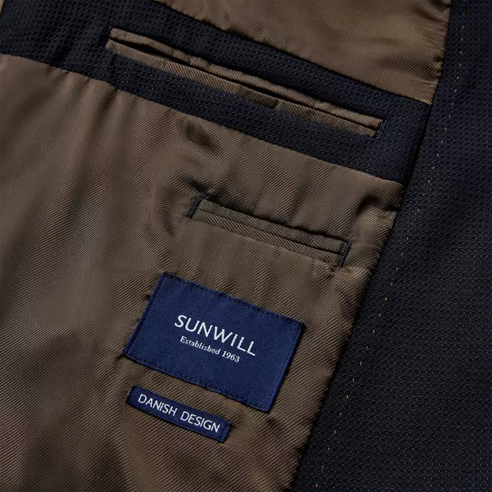 Sunwill Modern fit blazer med uld, Dark navy, large image number 4