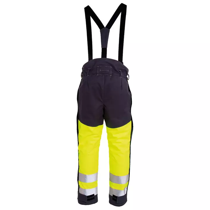Tranemo FR winter trousers, Hi-Vis yellow/marine, large image number 1