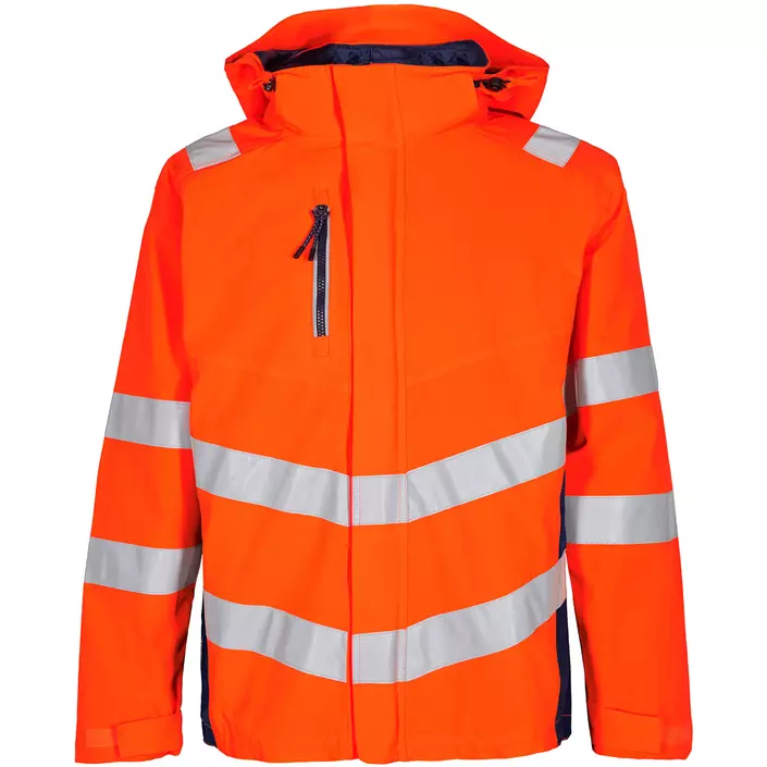 Engel Safety shell jacket, Orange/Blue Ink, large image number 0