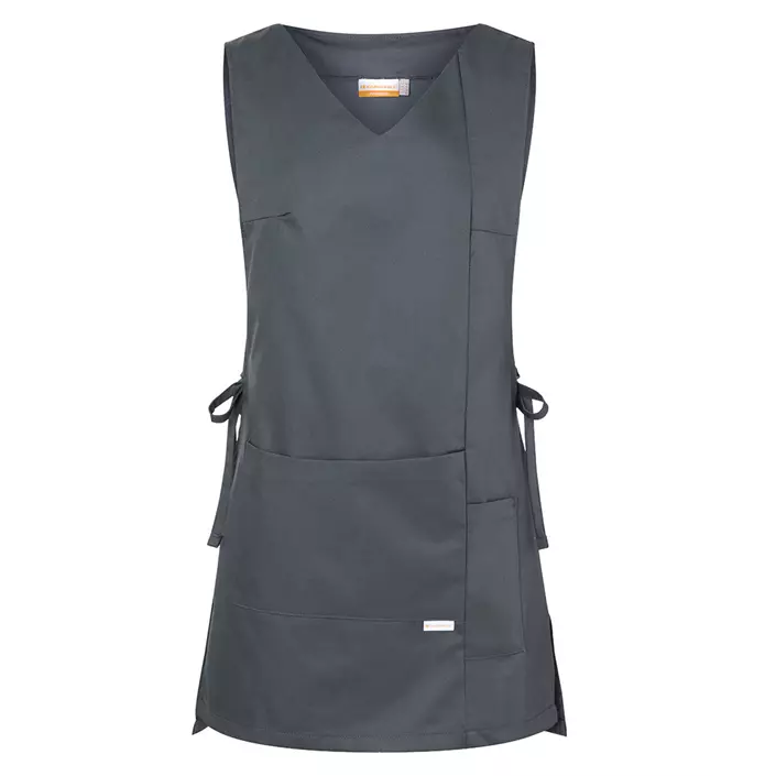 Karlowsky Marilies sandwich apron with pockets, Grey, large image number 0