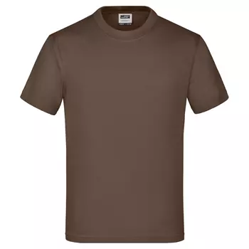 James & Nicholson børne T-shirt Junior Basic-T, Brown